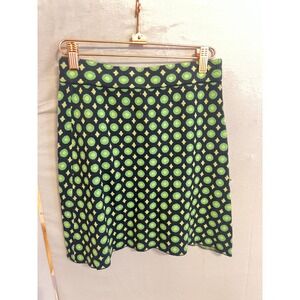 Cotton On Womens Retro Mod 60s 70s Geometric Print Knit Mini Skirt Sz XS Twee
